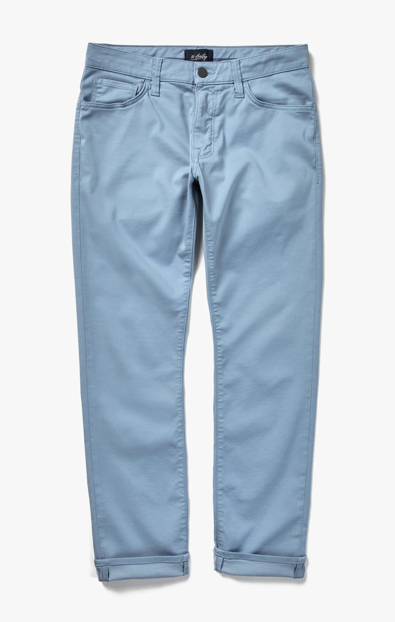 34 HERITAGE.JEANS |  Cool Slim Leg Pants in Faded Denim Summer CoolMax