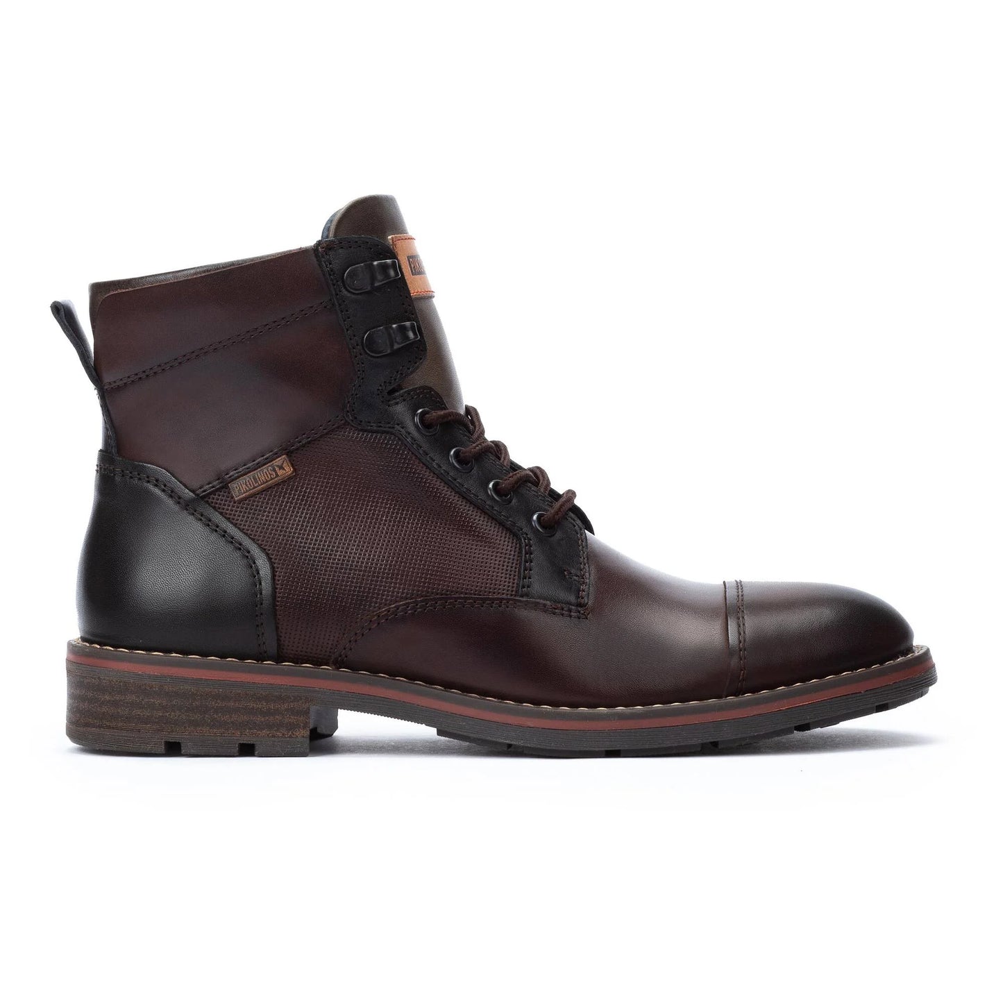 Pikolinos|  YORK- Lace-up boots with zip inside M2M-8156C1-OLMO