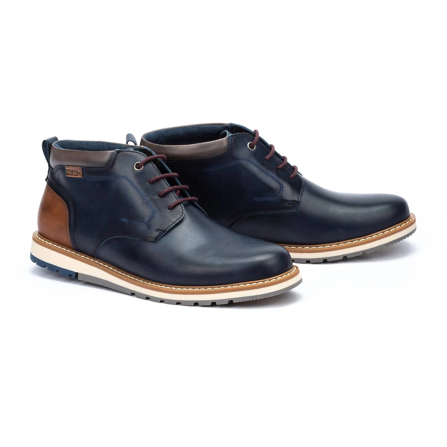 Pikolinos| BERNA- Men’s lace-up ankle boots M8J-8181-BLUE