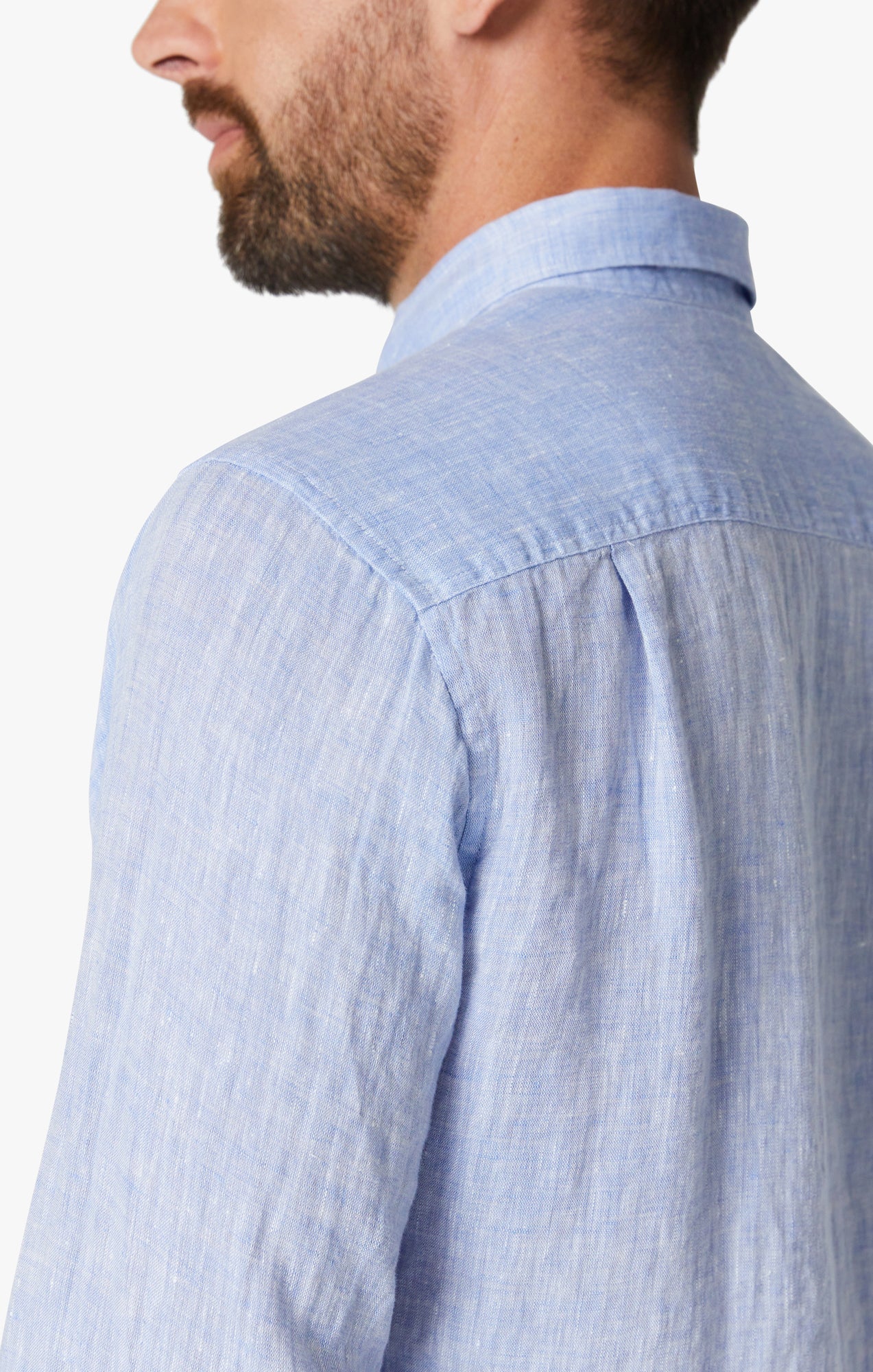 34 HERITAGE. Shirt |Linen Chambray in Hawaiian Ocean