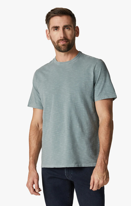 34 HERITAGE. T-Shirt Slub Crew Neck Tee Citadel