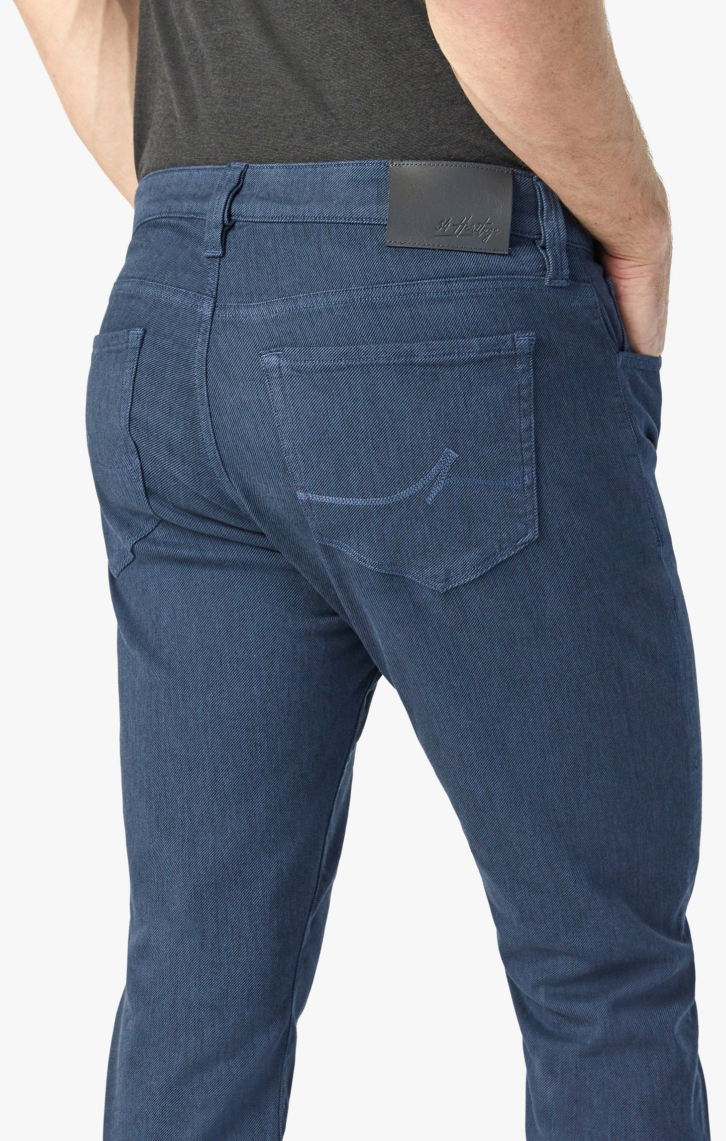 34 HERITAGE.JEANS |  Cool Tapered Leg Pants in Insignia Blue Diagonal