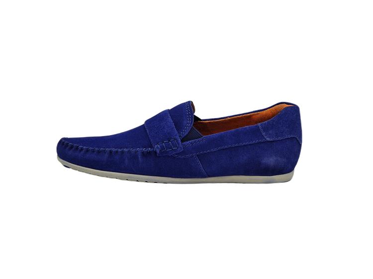 Bugatti Suede Moccasin  Royal Blue 321-AK462-1400