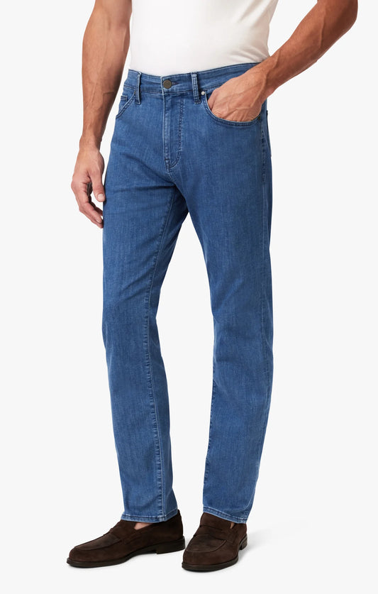 34 HERITAGE Courage Straight Leg Jeans In Light Shaded Kona