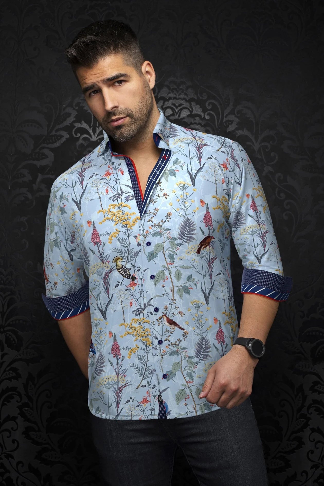 AU Noir-SHIRT | BRASI lt blue