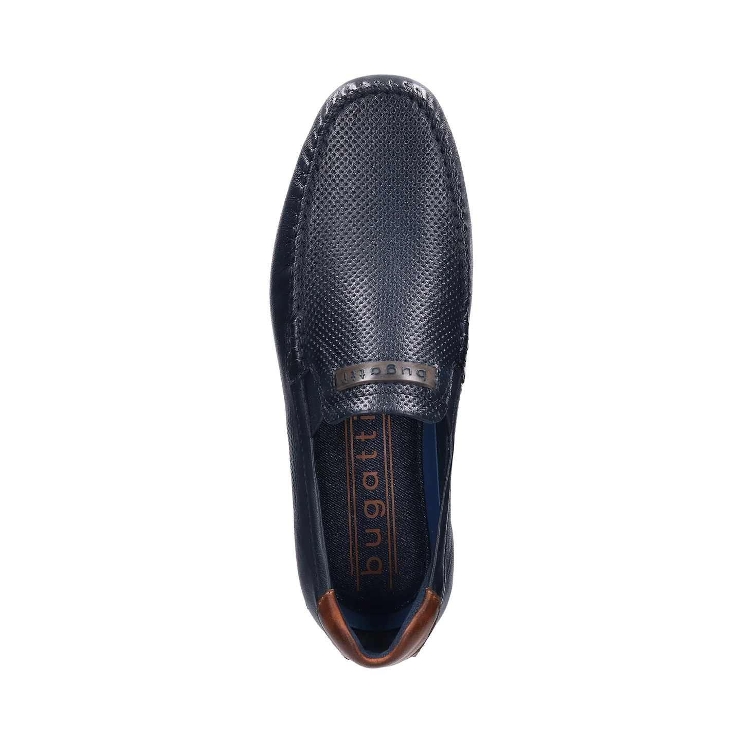 Bugatti Leather moccasin dark blue 321-A2X6G-4000