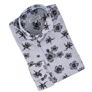 7 DOWNIE ST. FLORAL PATTERN DRESS SHIRT - 6019 LS