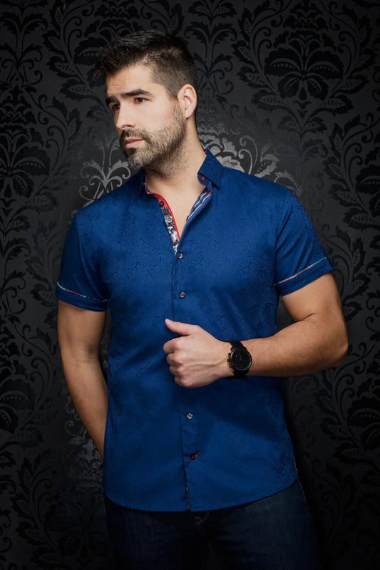 AU Noir  SHIRT SS| DONIZETTI Navy