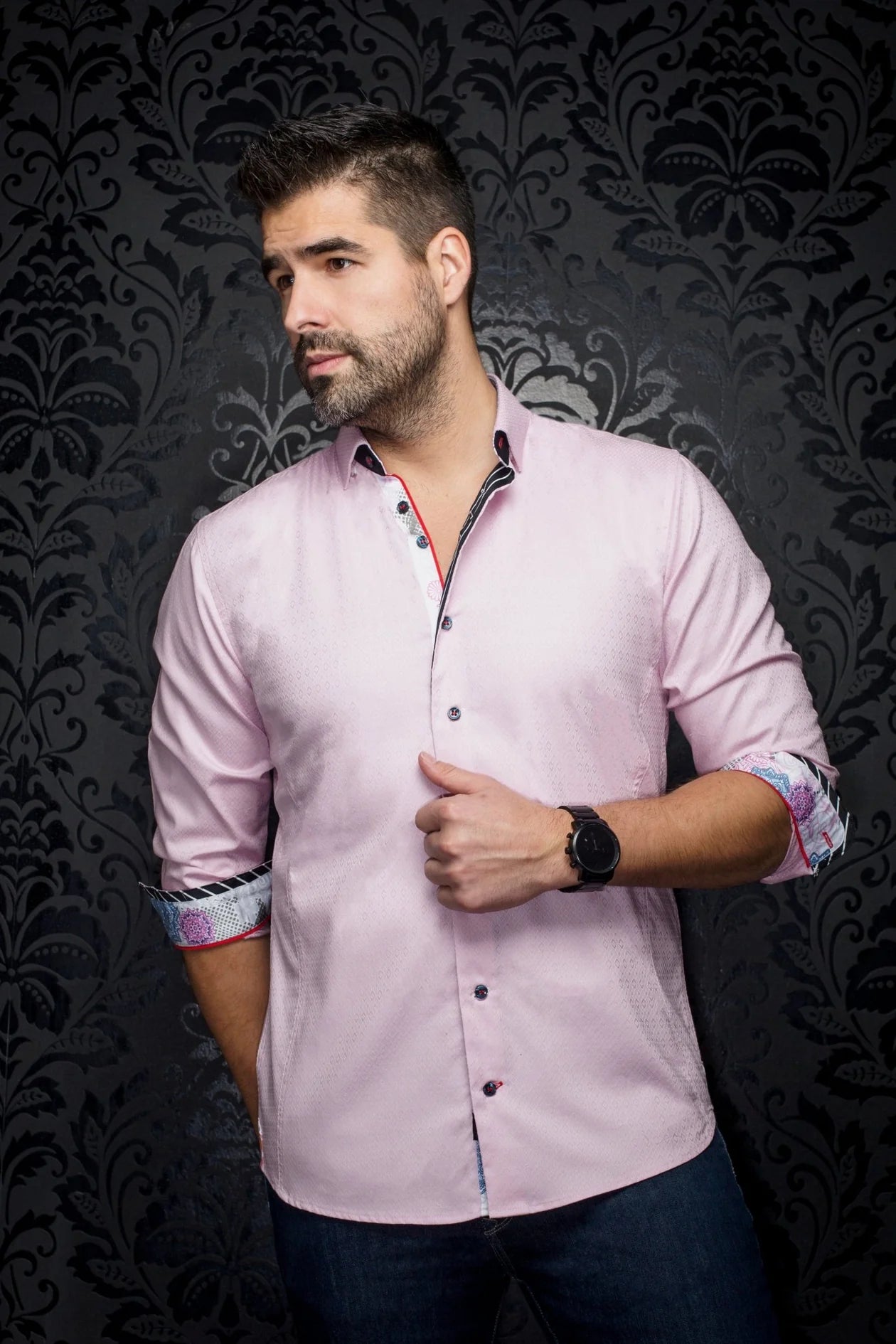 AU Noir-SHIRT | ADJANI Pink