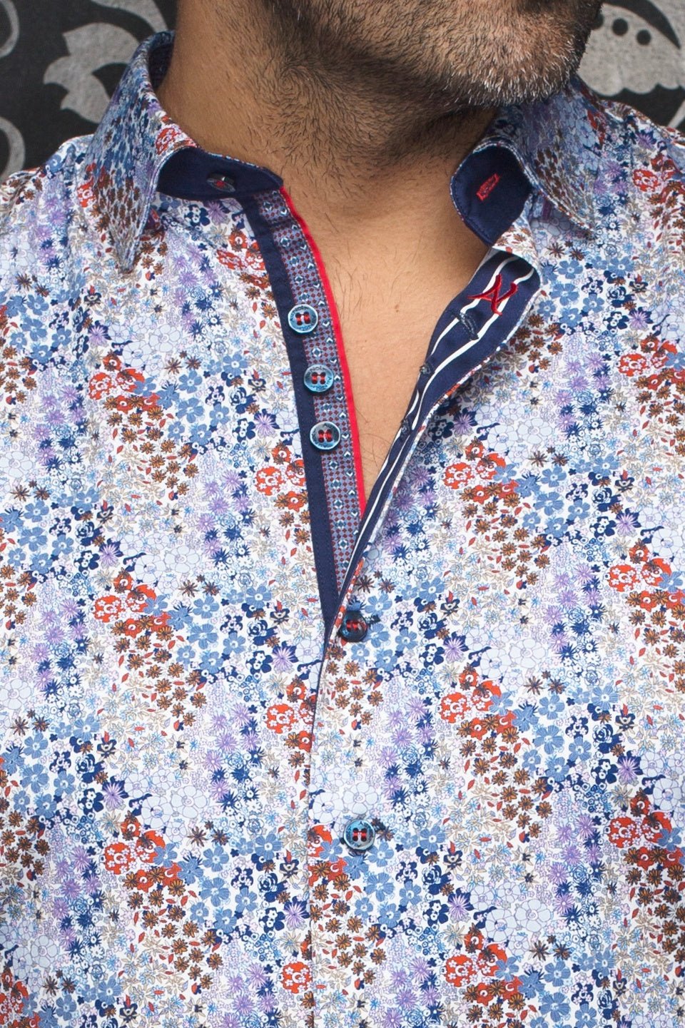 AU Noir-SHIRT | Morris Lavender Multi