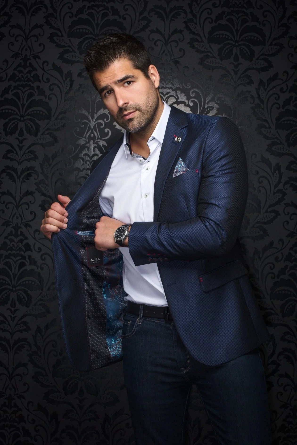 AU Noir- Blazer | GIANCARLO dk blue