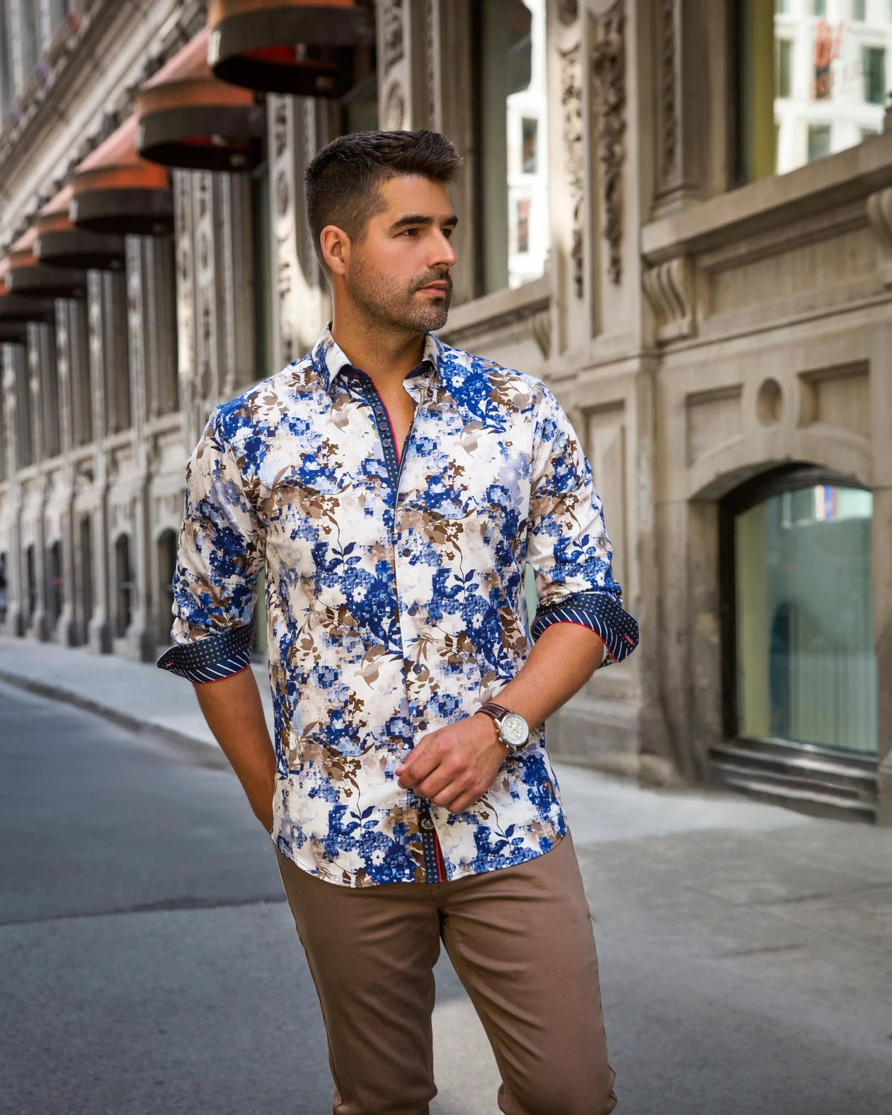 AU Noir-SHIRT | ACE Navy tobacco