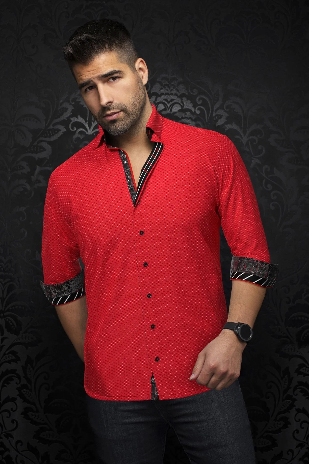 AU Noir-SHIRT | BALLERINI RED