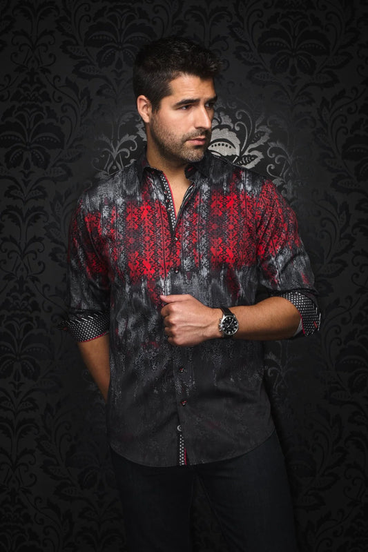 AU Noir-SHIRT | Darrell Red Black