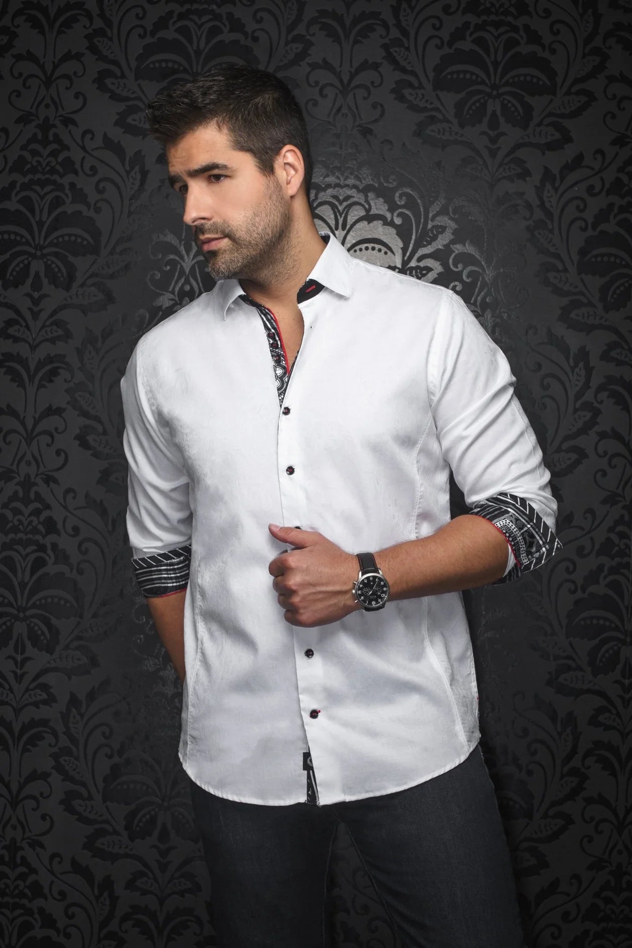 AU Noir-SHIRT | Dominion White