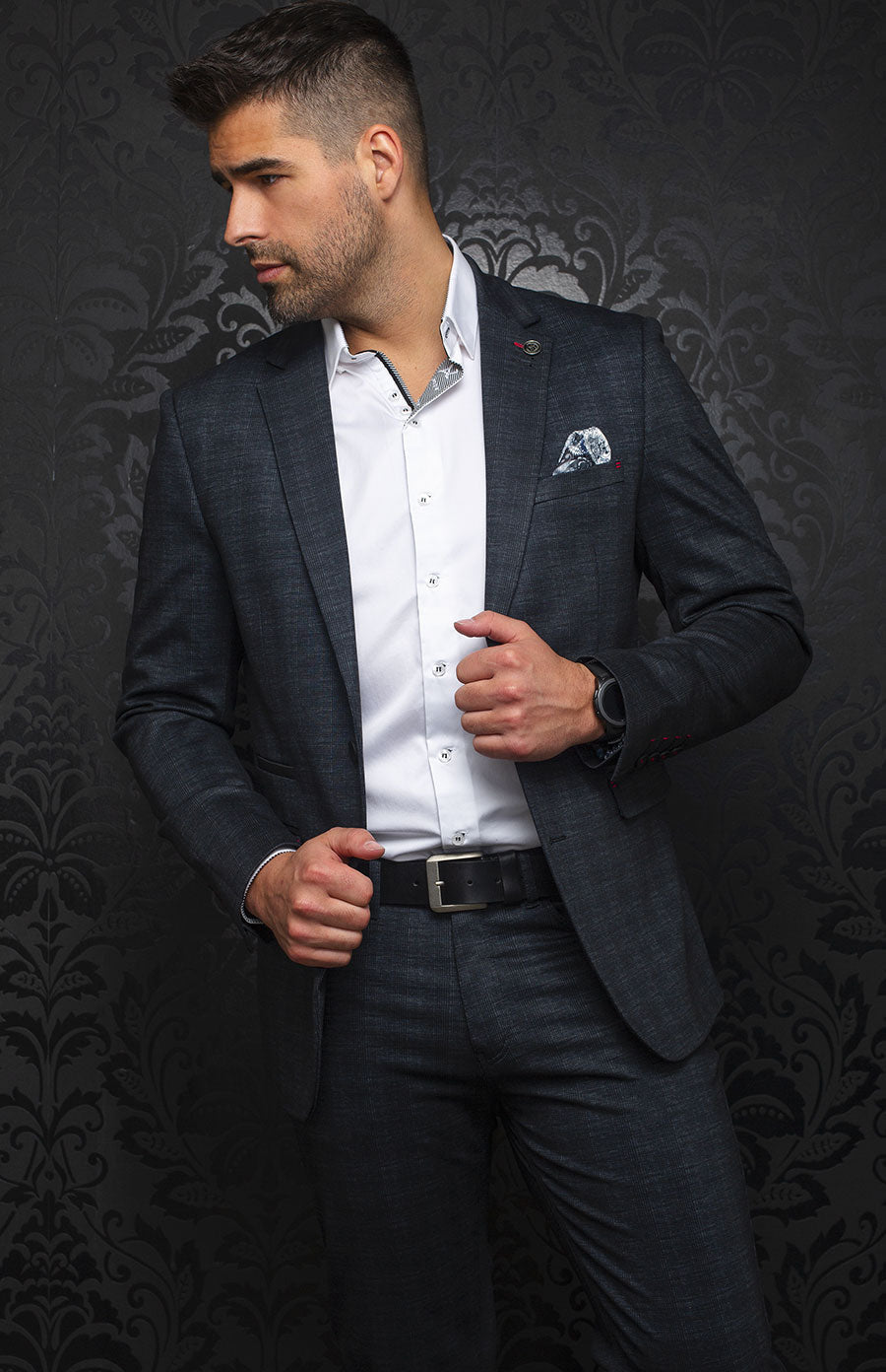 Blazer | Henry, charcoal - AU NOIR