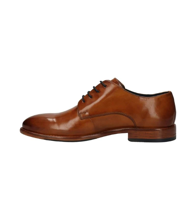 312-A5T05-1000 | Bugatti Mens Tan Leather Dress Shoe