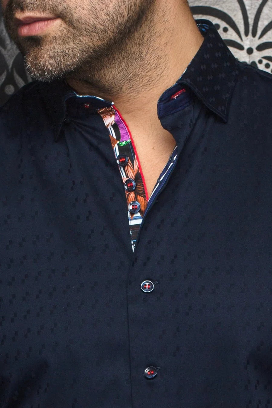 AU Noir-SHIRT |WOLVERIN-JACQ navy