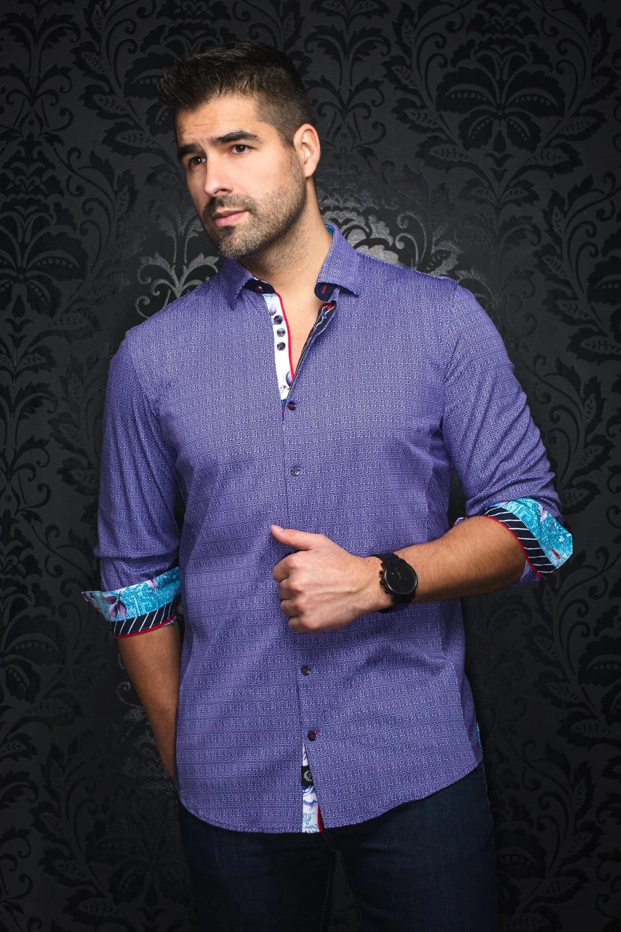 AU Noir Shirt | ZIONI Lavender