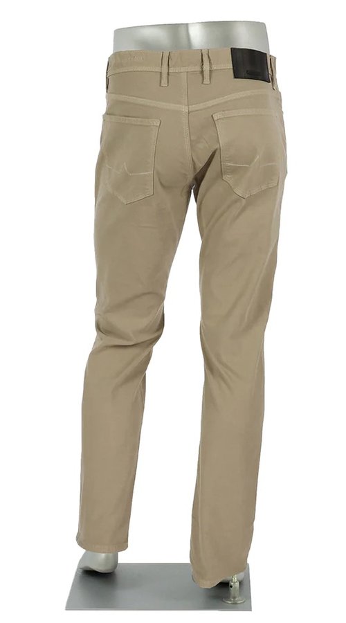 Alberto-PANTS | PIPE SOFT TWILL TAN