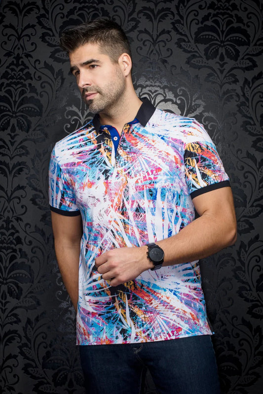 AU Noir- | AMAZONIA  SS  Neon POLO