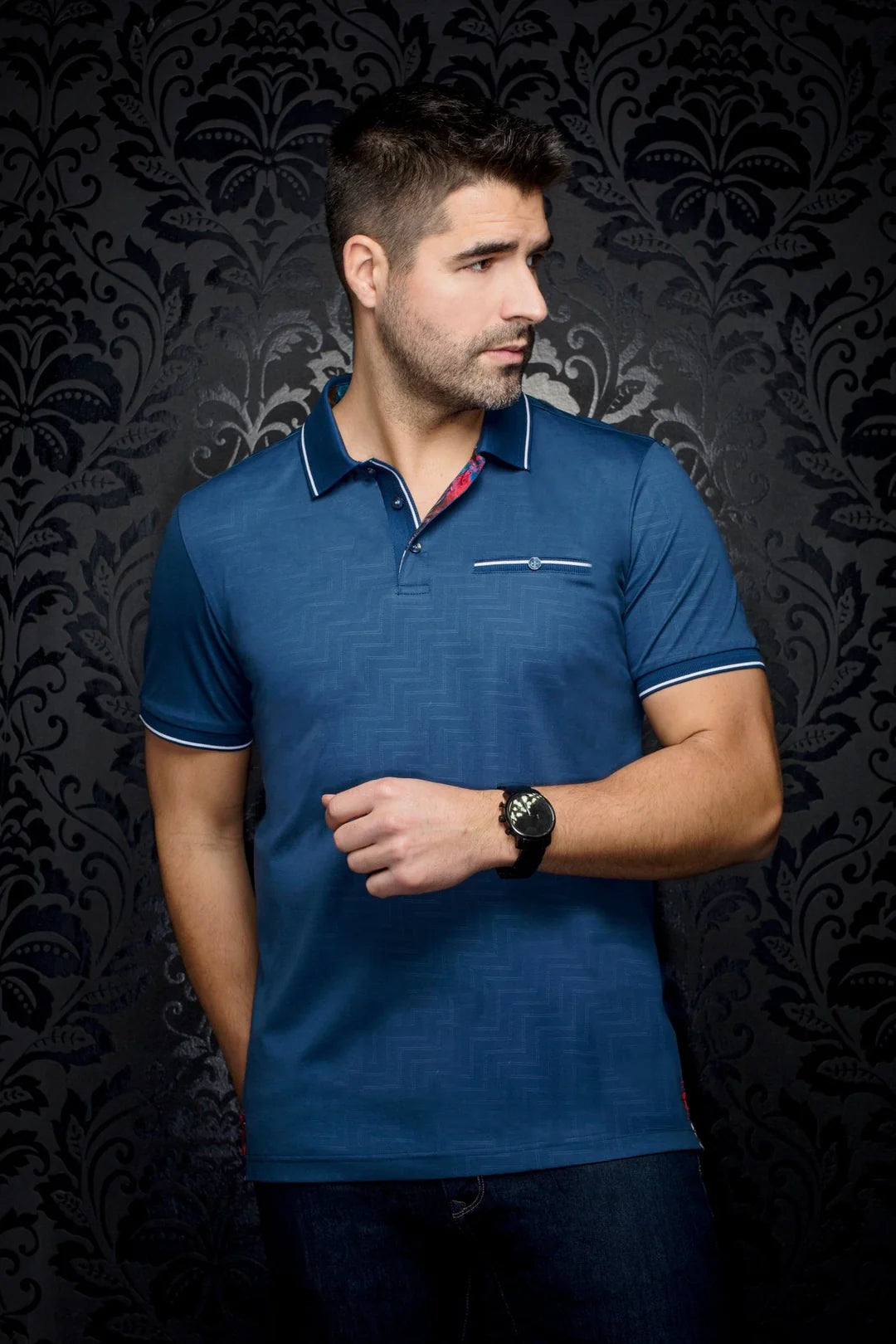 AU Noir POLO | FIORAVANTE Indigo