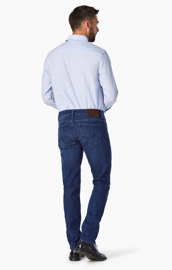 34 HERITAGE.JEANS |  Cool Tapered Leg Jeans In Mid Indigo Urban