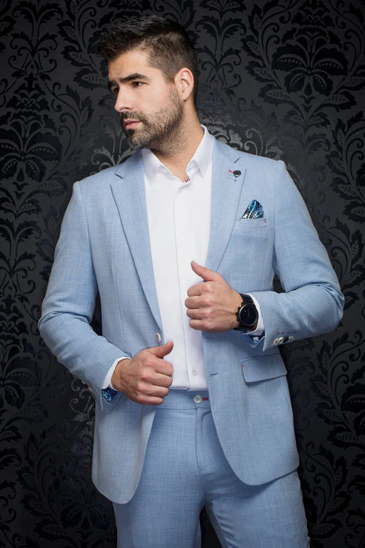 AU Noir-BLAZER | Lancaster Chambray