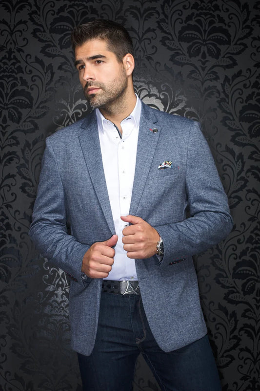 AU Noir-BLAZER | TRAVELLER REYNOLDS, MED GREY