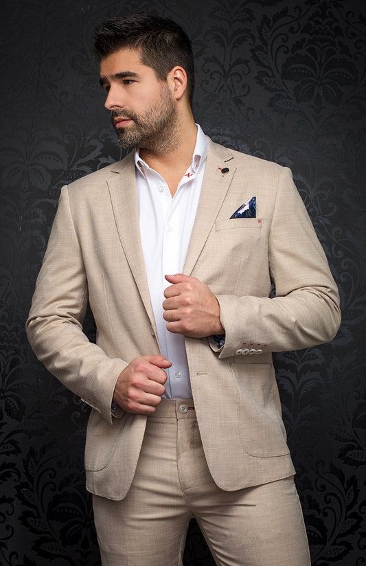 AU Noir-BLAZER | CRAIG, BEIGE