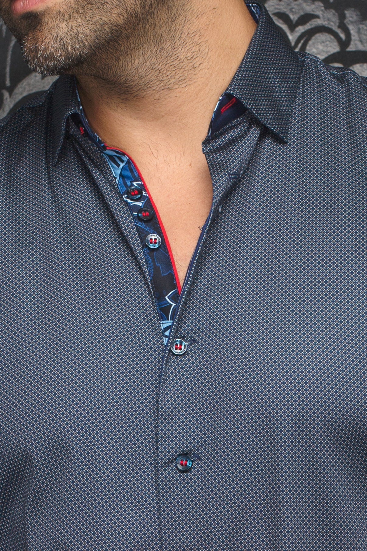 AU Noir-Shirt | SOSA, Navy Tobacco