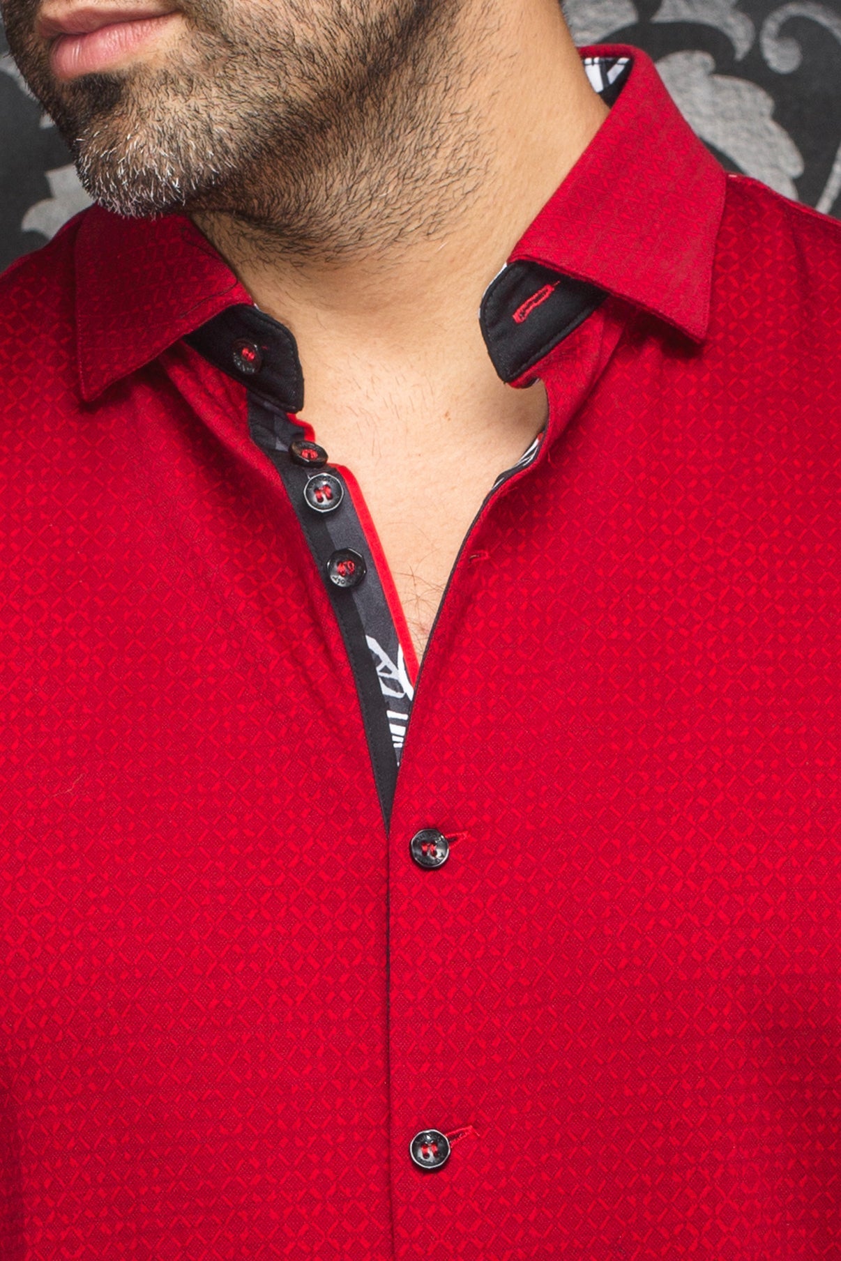 AU Noir Shirt | ZOLA, Red