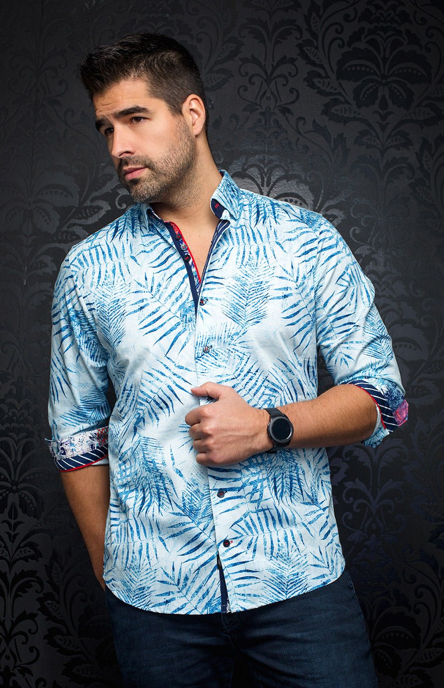 Chemise - ARECA, LIGHT BLUE - AU NOIR