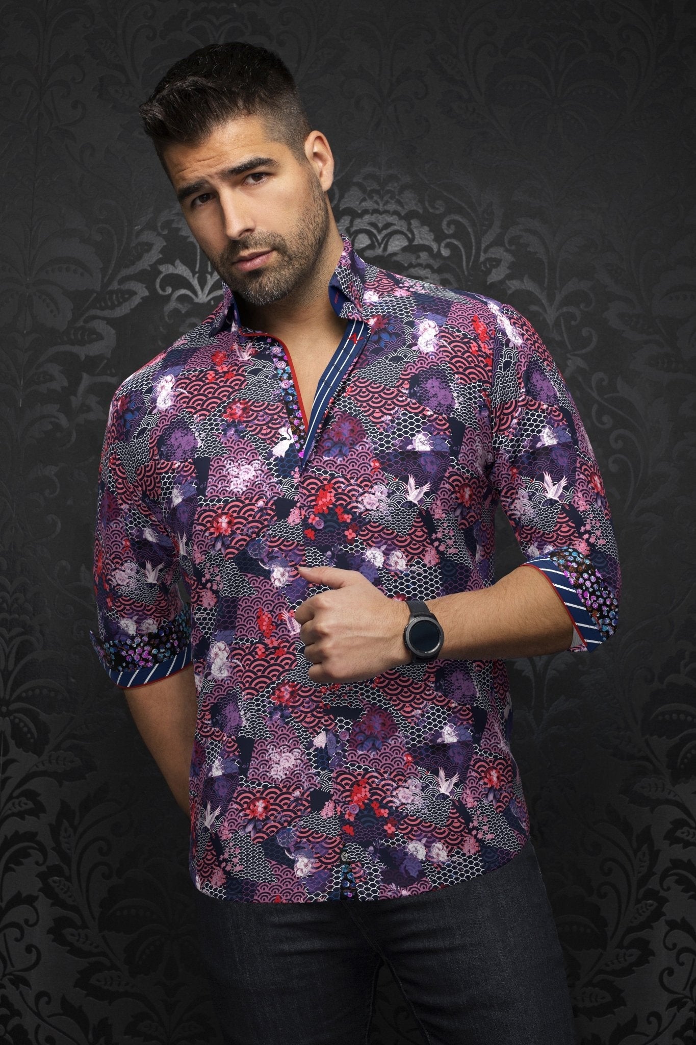 CHEMISE | AVALON, Purple - AU NOIR