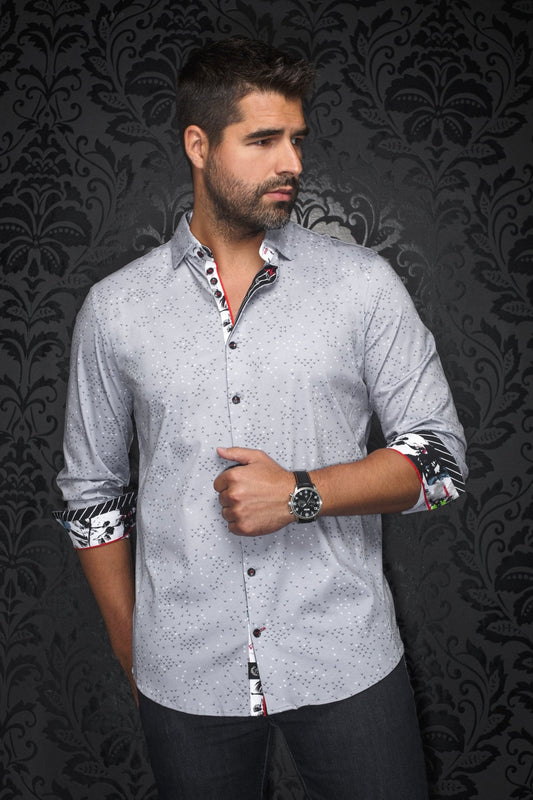 CHEMISE | PAJARO, Grey - AU NOIR