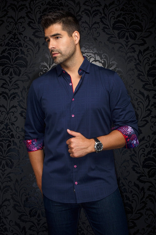 CHEMISE | VARENNA, Navy - AU NOIR