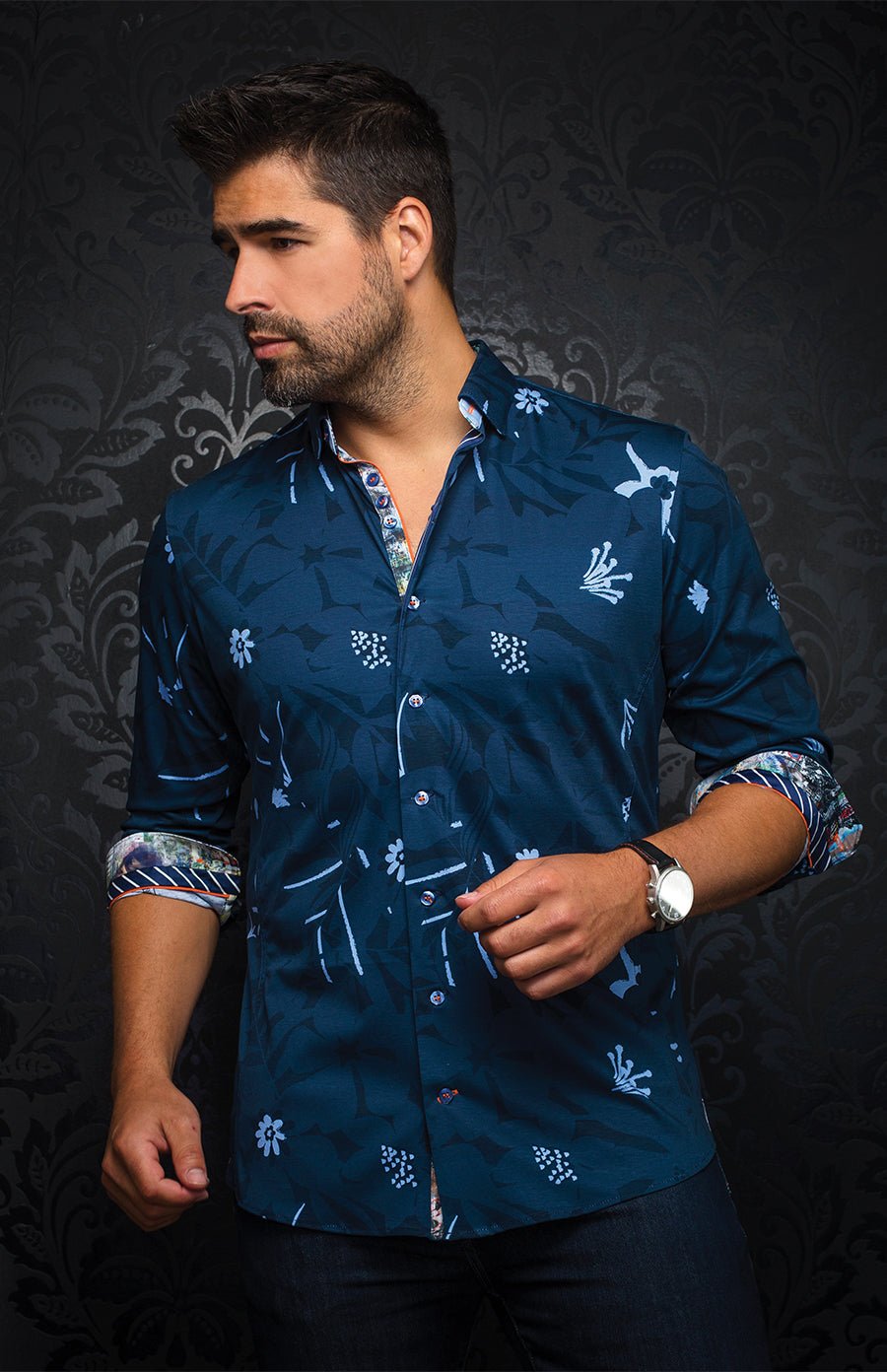 Chemise | VERSO, Navy - AU NOIR